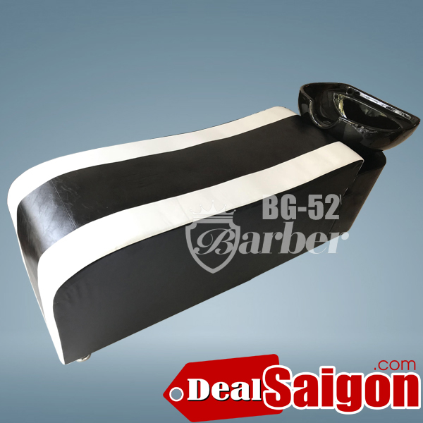 Giường gội gỗ bọc da Barber BG-52