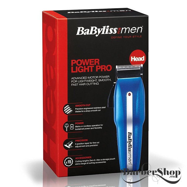 Tông đơ không dây Babyliss Mens PowerLight Pro, tông đơ wahl, wahl việt nam, wahl mỹ, wahl usa, tông đơ wahl mỹ, tông đơ cắt tóc wahl, tông đơ của mỹ, tông đơ xịn, tông đơ điện wahl